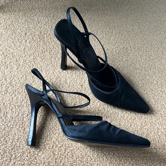 Gucci Slingback Strappy Heels - Picture 4 of 5